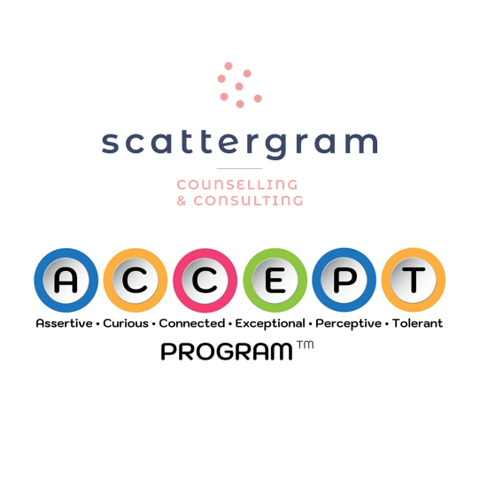 Scattergram ACCEPT Program Groups Square Feature image Scattergram logo and ACCEPT ProgramTM